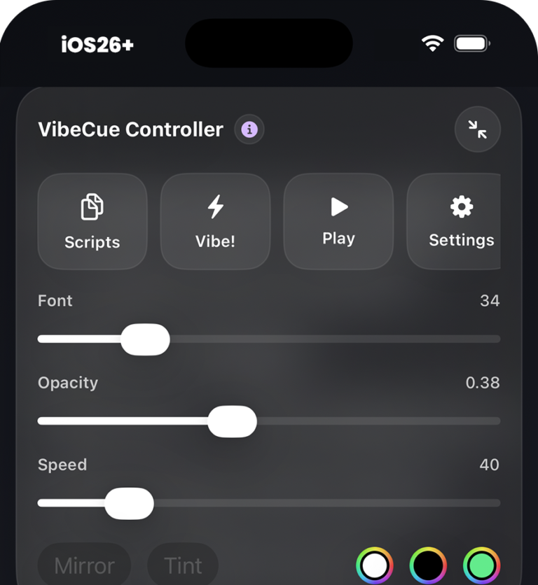 Vibe Suite - Lean, mean super cool apps and plugins including; Vibe Panels, Vibe Cue and much much more.