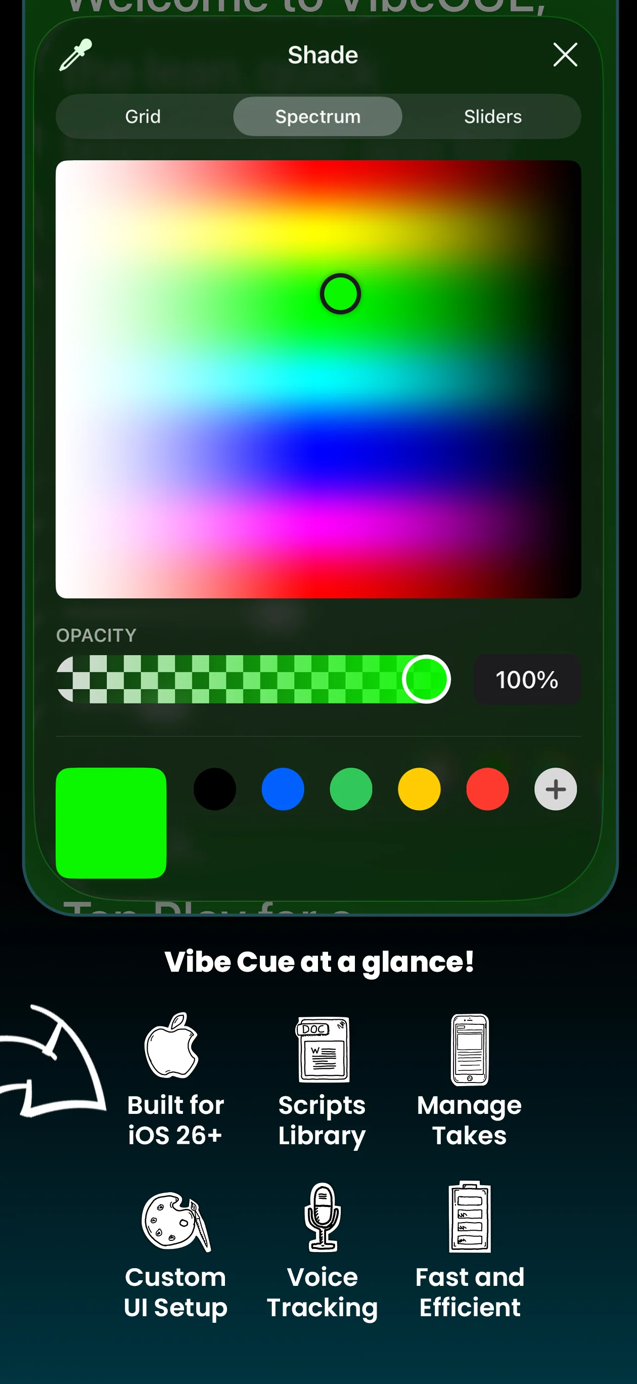 Vibe Cue iOS - Vibe Suite 2026 - Check out our awesome apps & plugins or learn more about us!