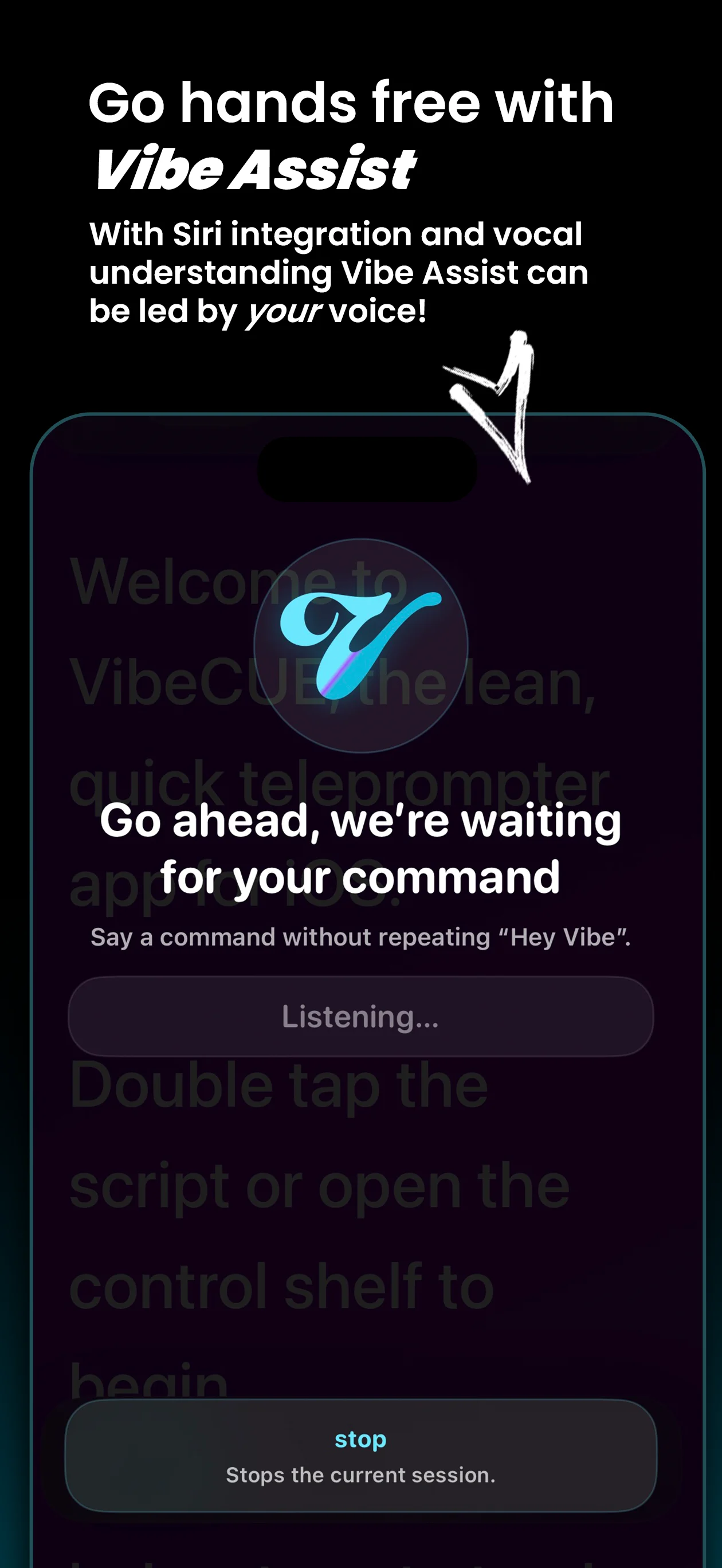 Vibe Cue iOS - Vibe Suite 2026 - Check out our awesome apps & plugins or learn more about us!