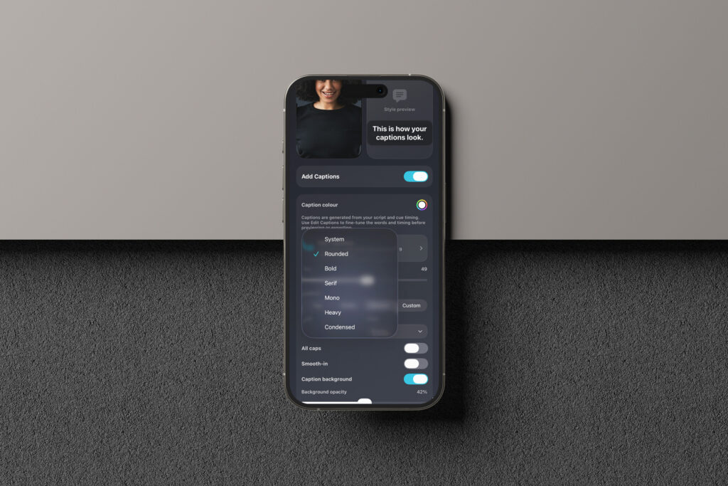 Vibe Cue iOS - edit videos in the Creator Suite. Vibe Suite apps and plugins.